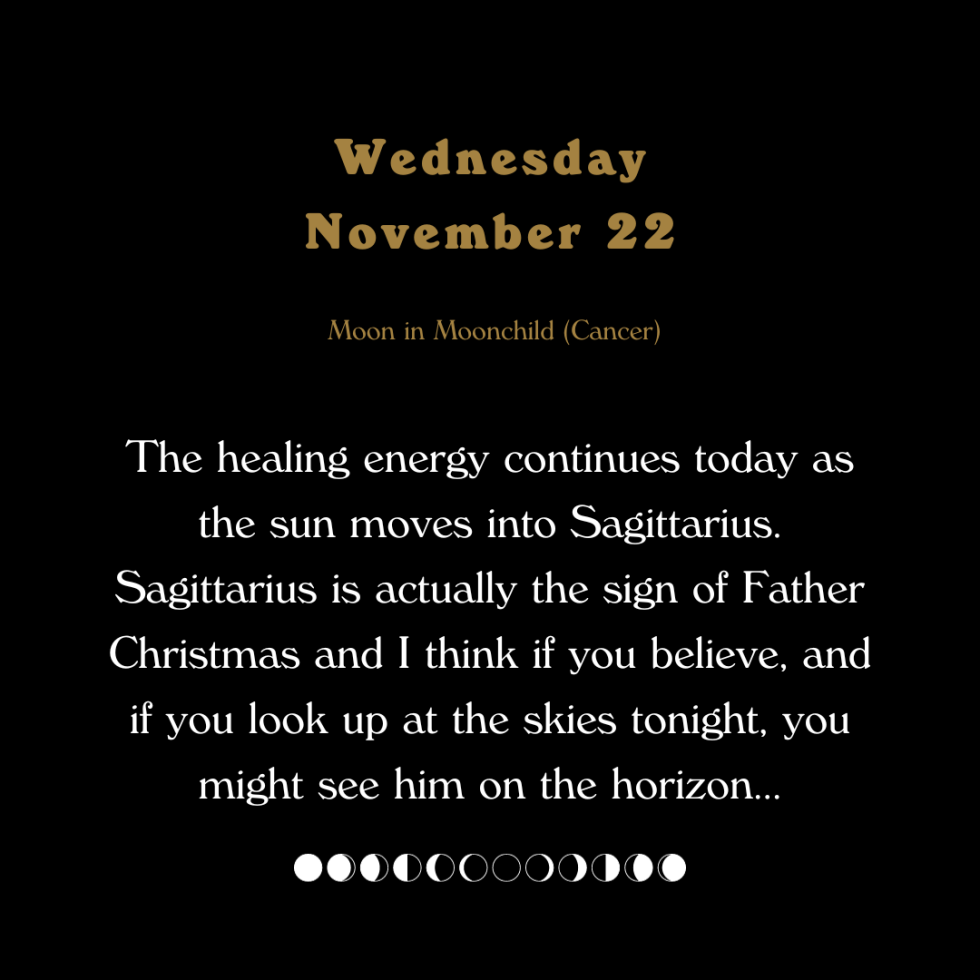 Sun moves into Sagittarius