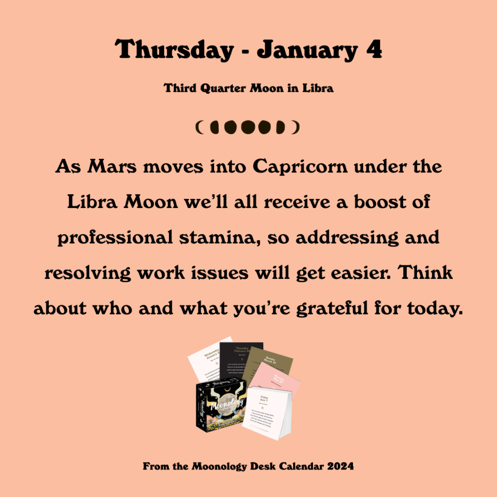 Mars moves into Capricorn