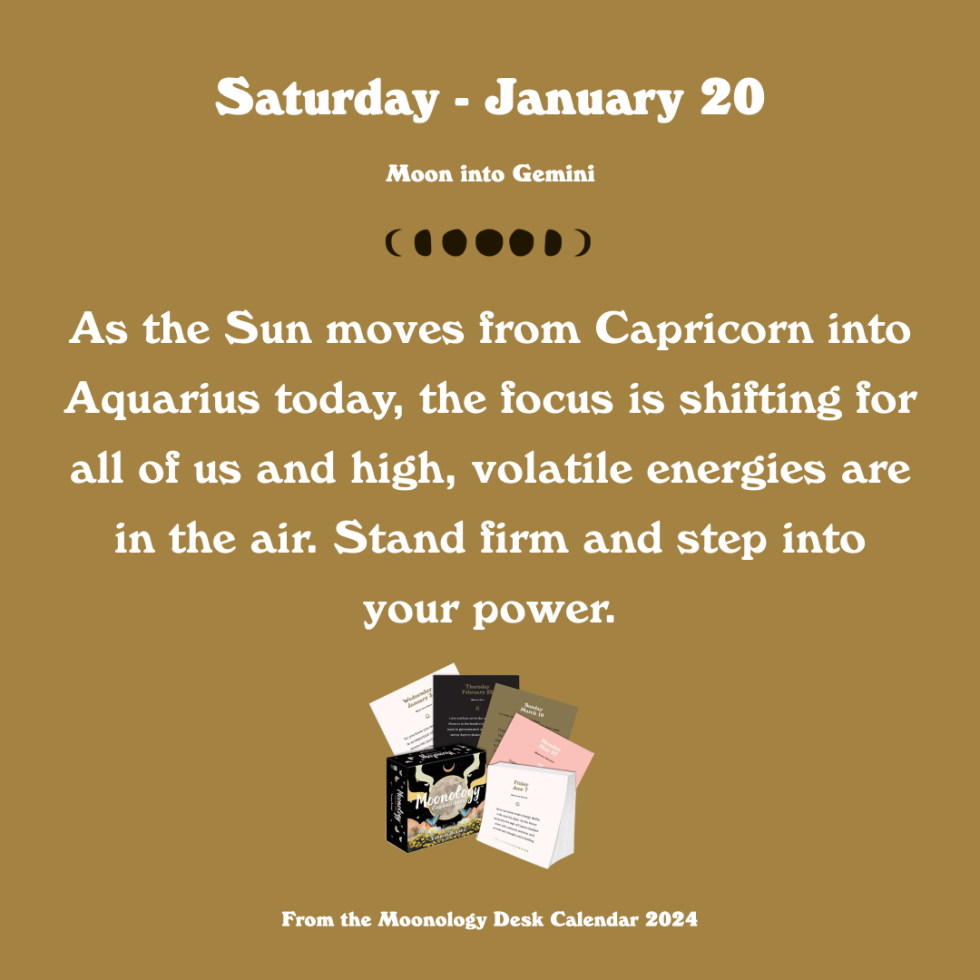 As the Sun moves from Capricorn