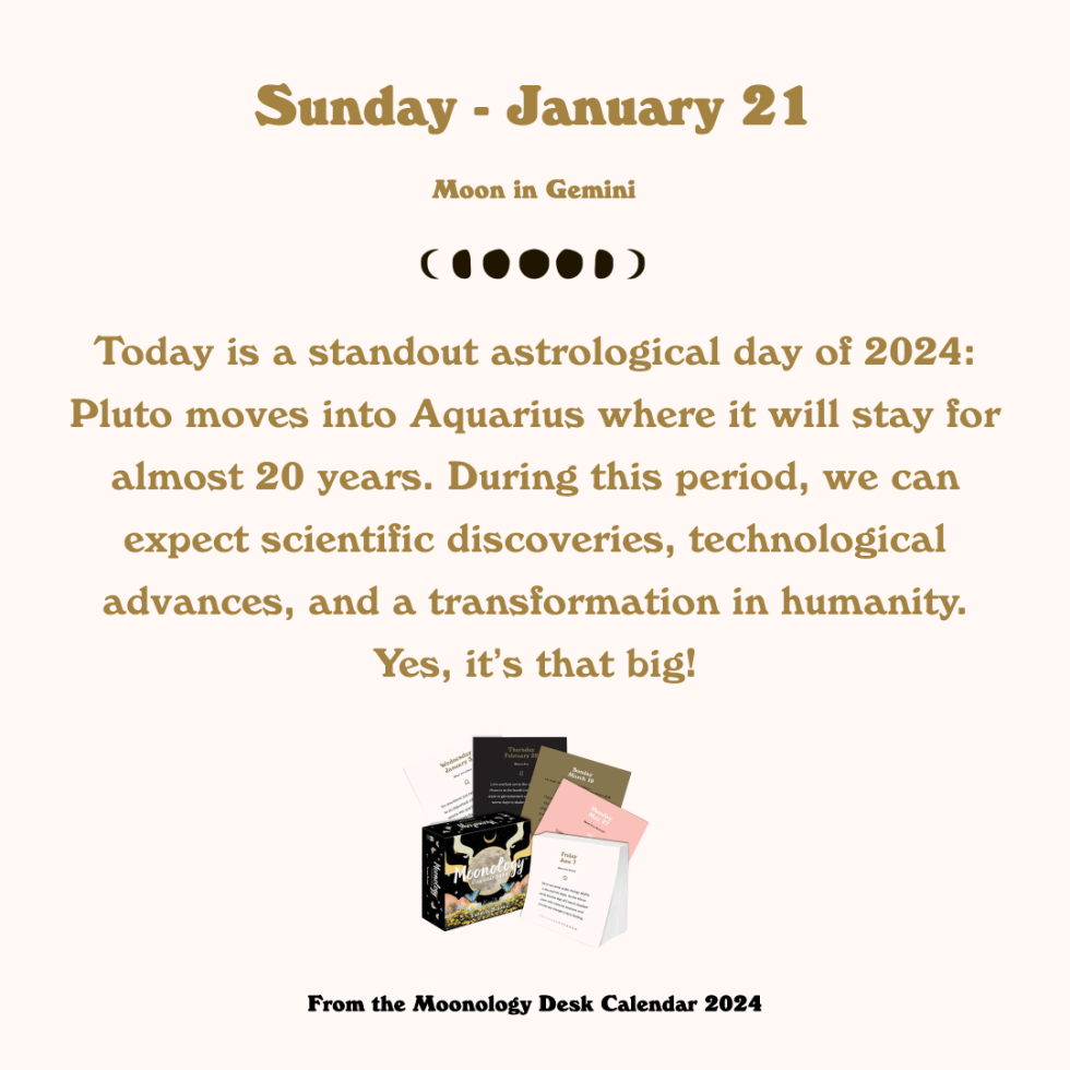 Today is a standout astrological day