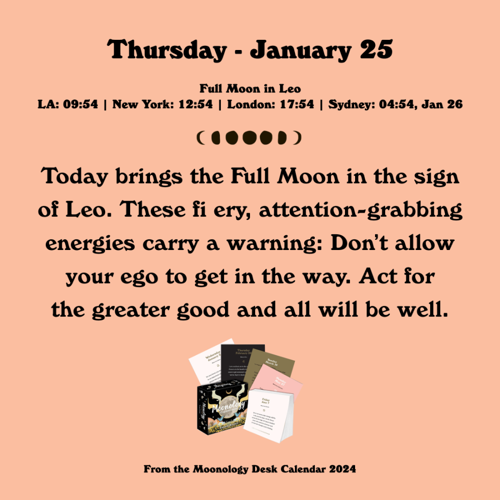 Full Moon in the sign of Leo