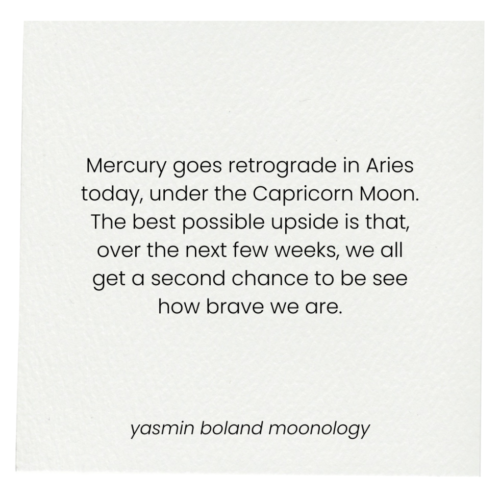 Mercury goes retrograde in Aries