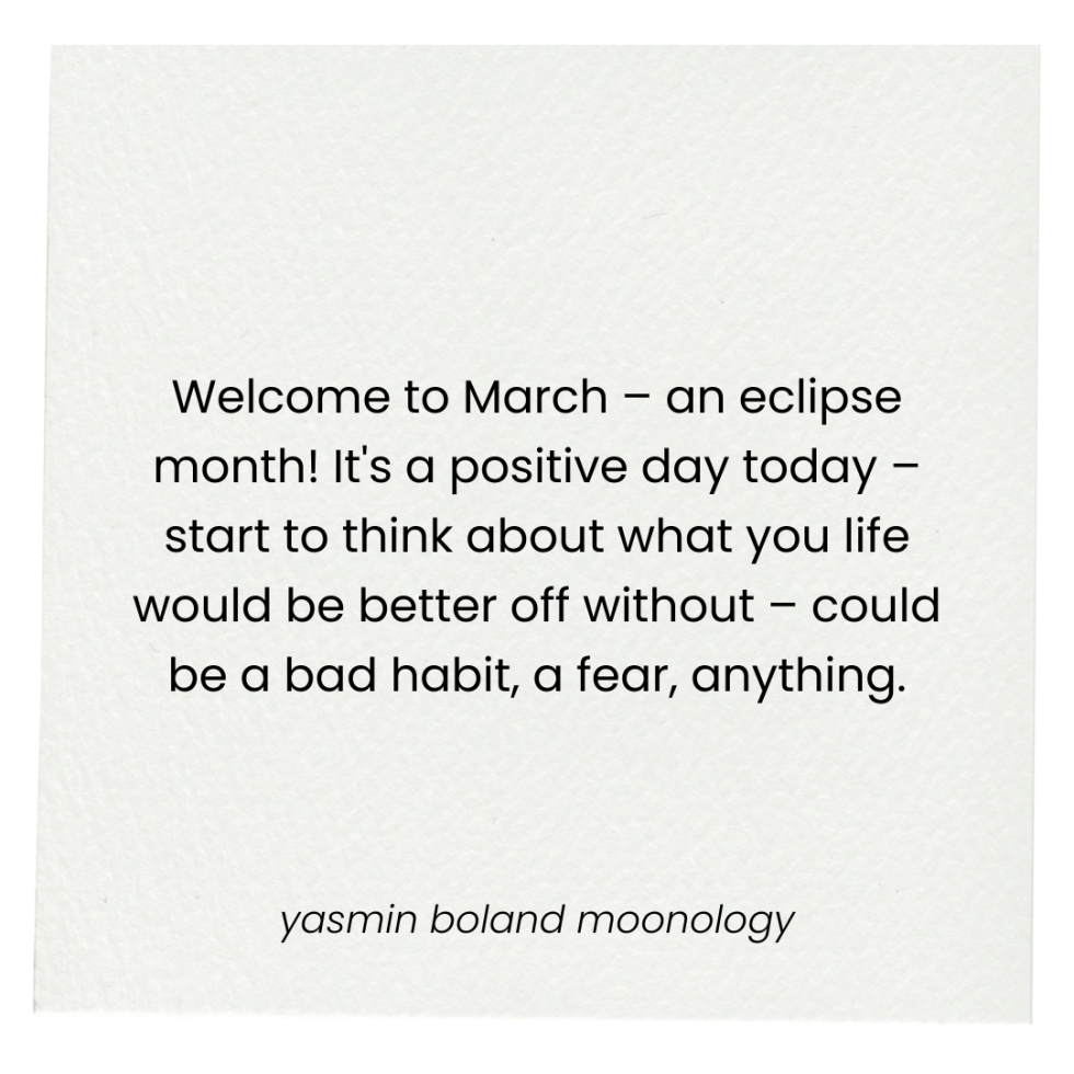 Welcome to March