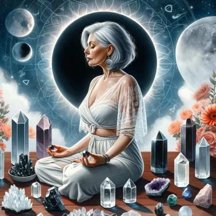 [Eclipse manifesting] Harnessing the Power of Crystals for Energetic Clearing Ahead of the Eclipse