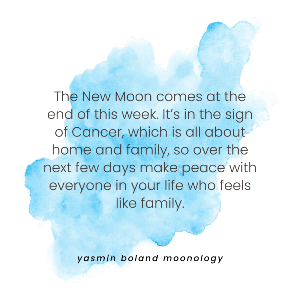 The New Moon comes