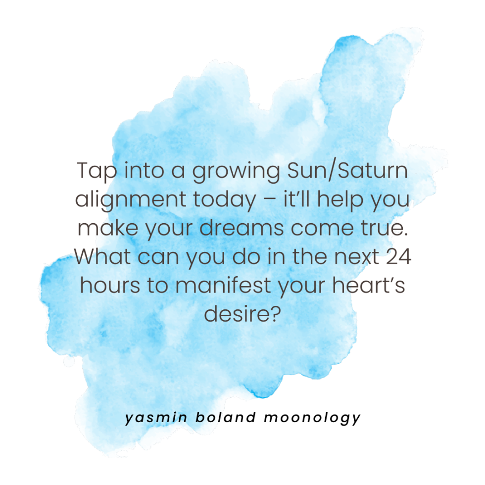 Tap into a growing Sun/Saturn