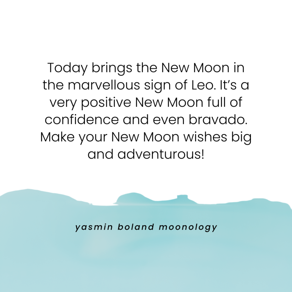 Today brings the New Moon in