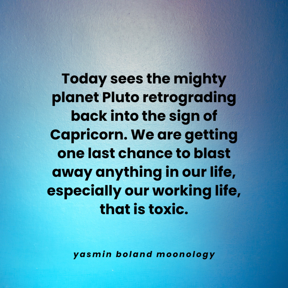 Today sees the mighty planet Pluto